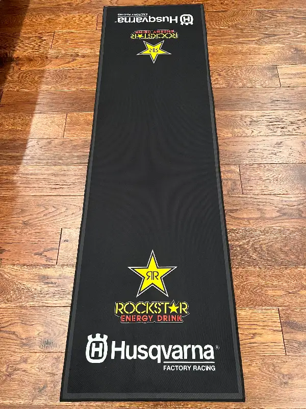 Husqvarna Factory Racing Rock Star Energy Display Carpets mats in Other in City of Toronto - Image 3