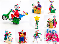 Vintage 90's MAXINE Hallmark Christmas Ornaments and Decorations