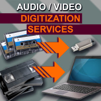 VHS and audio tape conversion/digitization services