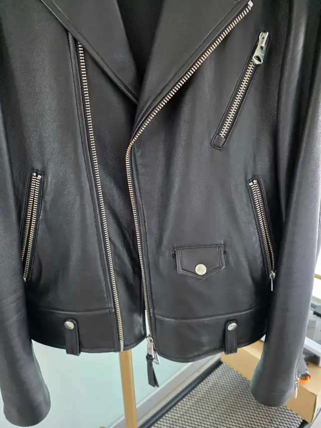 Men's Mackage Fenton Leather Biker Jacket (sz 36) in Men's in City of Toronto - Image 6