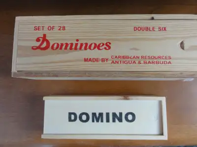 2 New Domino Sets-Resin Carribean Resources + Wood-Both for $10, View more