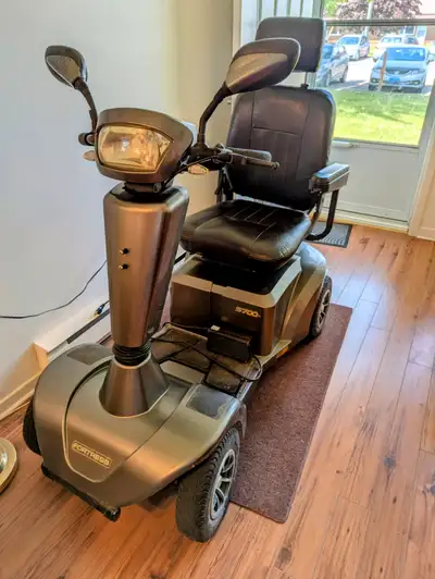 Motorised electric scooter. No tax. Purchased 2 new batteries for $800.00 last year. In great condit...