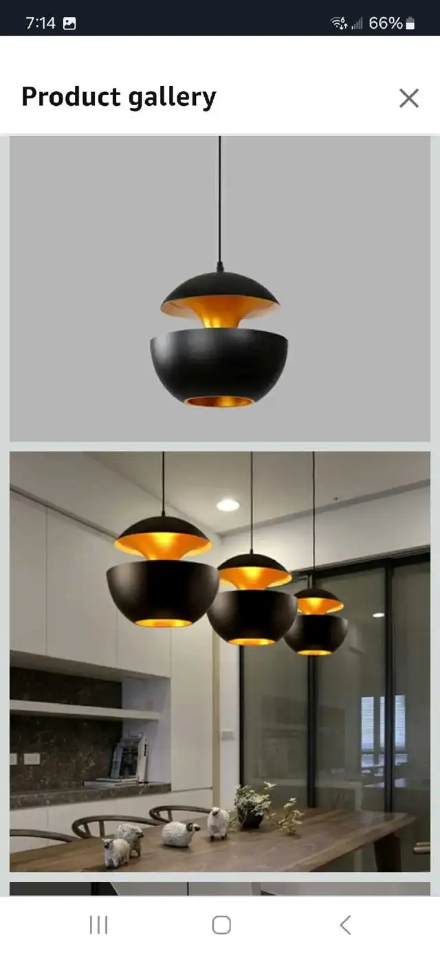 14" Modern Pendant Kitchen Light Apple Core in Indoor Lighting & Fans in Mississauga / Peel Region - Image 3