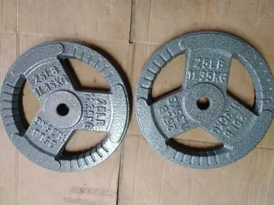 Set of 25 lbs Standard 1 inch Weight Plates, View more