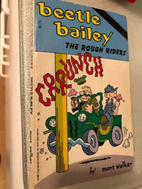Vintage Beetle Bailey The Rough Riders book 1982 Mort Walker $10