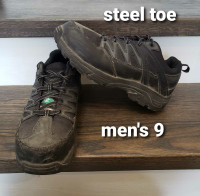 Men's size 9 Workload Men's Norseman black Safety Work Shoes