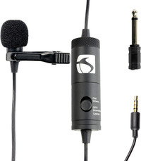 NEW ISS Lavalier Lapel Microphone(s) Clip-on, Battery powered!