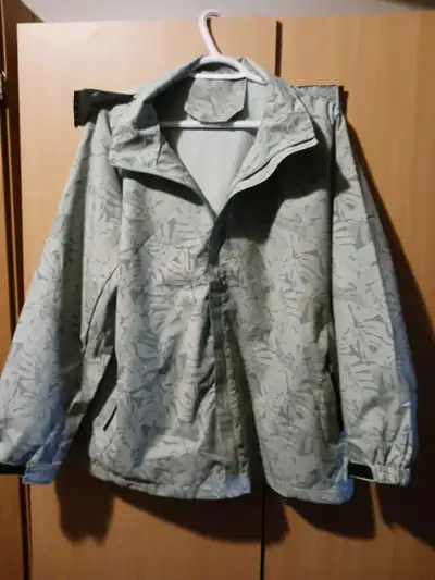 Never worn. Tropical Leaf Rain Jacket, View more