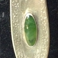 Antiques Pendant With Jade Stone