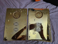 Brand new Gold PS5 disc version faceplates with air Vents