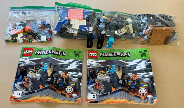 LEGO Minecraft 21124 The End Portal 3 Minifigures 559 Pieces in Toys & Games in Regina - Image 2