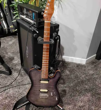 Beautiful Sire Larry Carelton T7. Zebra humbuckers in the bridge and neck positions. Locking tuners,...