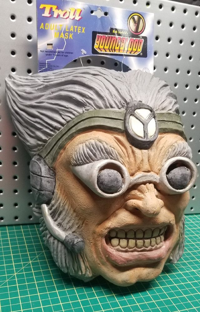 Youngblood Troll Latex Mask Rob Liefeld in Arts & Collectibles in Hamilton - Image 3