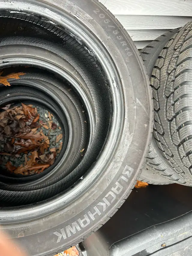 4 winter tires 205/55R16 Blackhawk in Tires & Rims in Bedford - Image 2