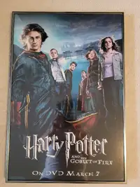Framed Harry Potter & Goblet of Fire movie poster