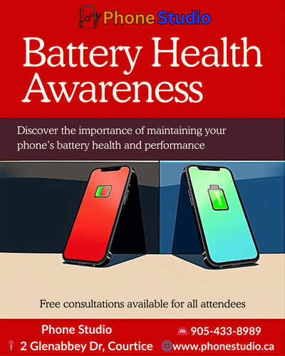 Is your screen lifting or your phone getting hot? A failing battery can be dangerous. Bring your dev...