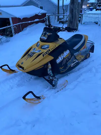 Selling a 2003 skidoo said 800 in amazing shape for the year. Fires right up, as reverse heated hand...