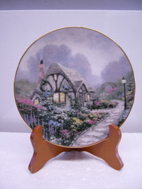 Thomas Kinkade "Chandler's Cottage" Plate 1991 by Knowles