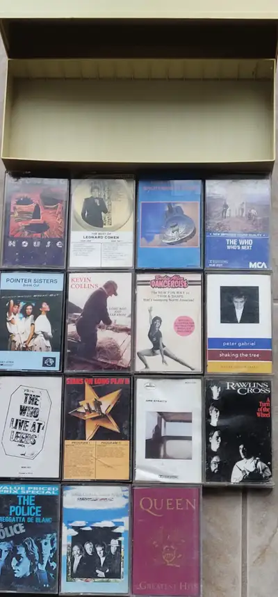Cassette Tapes & case, View more
