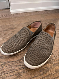 Joie Size 6.5 (women's) Taupe Crocodile Print Slip-ons