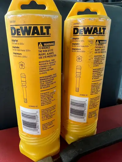 Dewalt DW5891 sds max adaptor SDS+ brand new, View more
