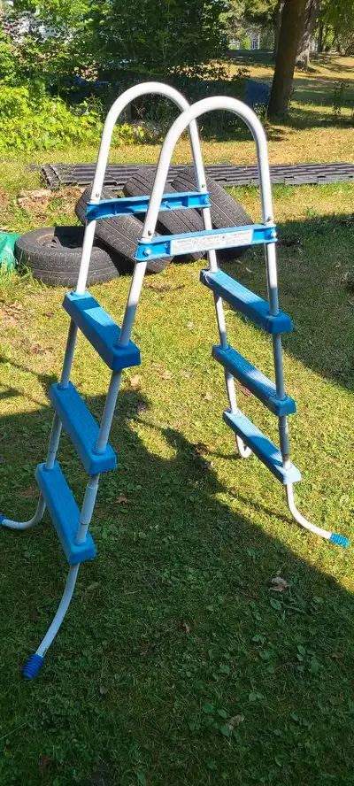 Above ground pool ladder. 42 inch clearance 50 firm