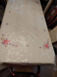 Large plastic table cloth