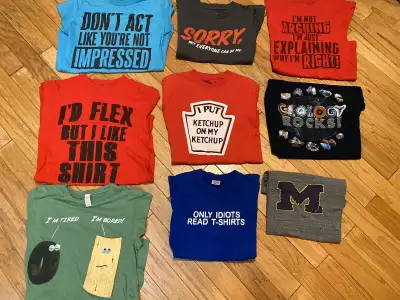 16 novelty T-shirts, View more