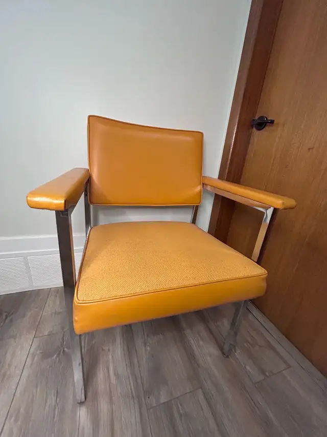 Vintage Golden Office Chair