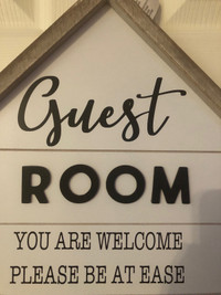 Signage - Guest Room Welcome