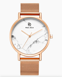 Paul Rich Women’s Watch - Rome White Rose Gold - Mesh