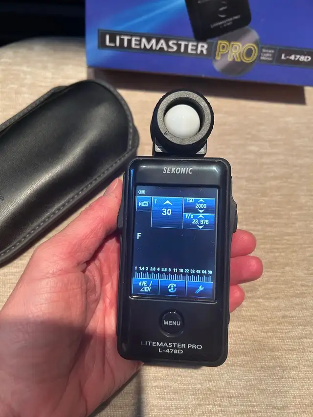 used Sekonic LITEMASTER PRO L-478D light meter.Still in original in Cameras & Camcorders in Markham / York Region - Image 3