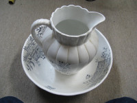 Basin and Pitcher Made in England