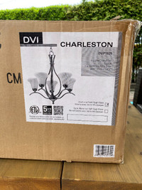 Brand NEW DVI 5 Light Chandelier (Still in box)