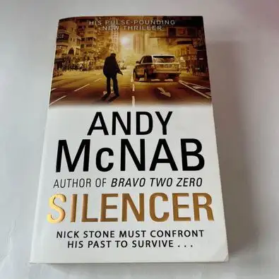 SILENCER BOOK BY Andy McNab thriller Book fiction, View more