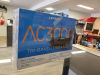LINKSYS TRIBAND ROUTER AC3000. SEALED NEW! $120