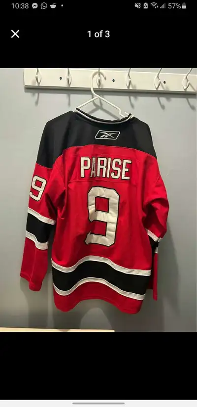 new jersey devils hockey jersey size large, View more