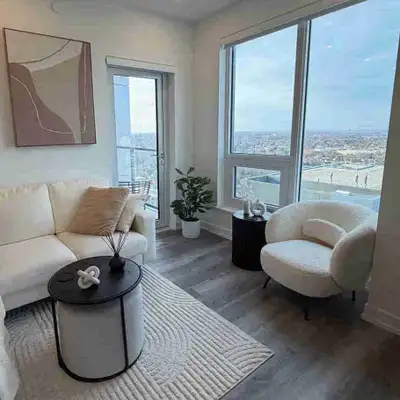 Welcome to this stunning corner 2-bedroom, 2-bathroom suite at 15 Wellington! This bright and spacio...