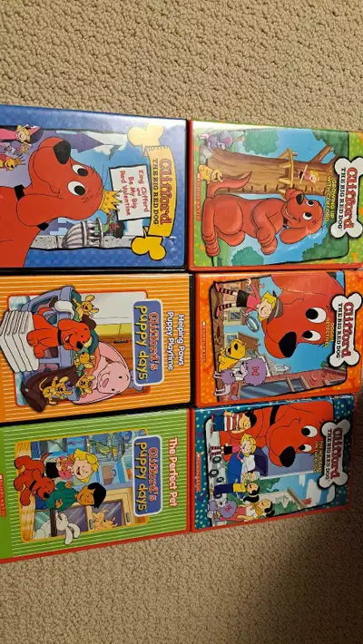 Lot of Clifford the Big Red Dog DVD's. $5.00 each. From a smoke and pet free home. Pick up only.