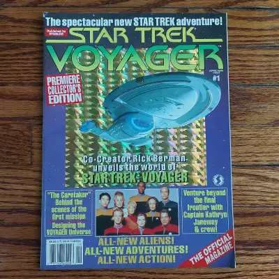 STAR TREK VOYAGER MAGAZINE #1 APRIL 1995  COLLECTOR'S EDITION  , View more
