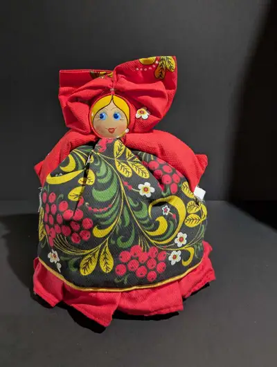 Tea Cozy Russian Maiden Folk Costume Teapot Cover, View more