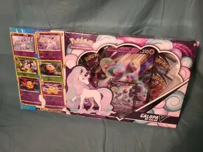Coffret Pokémon galopa de galar v box français pokemon neuf, View more