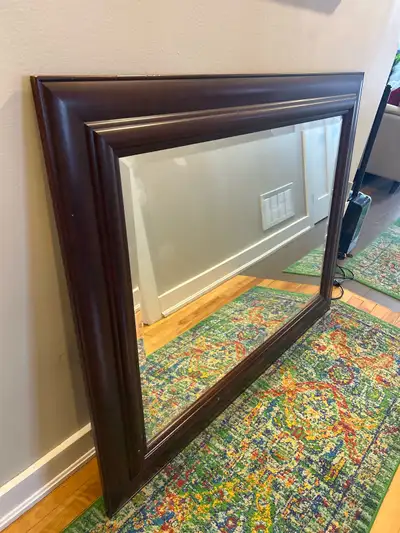 Large Mirror Wood, View more