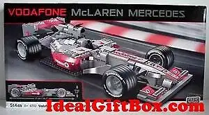 MEGA BLOKS VODAFONE McLAREN MERCEDES GP CAR 6702 and MEGA BLOKS VODAFONE McLAREN MERCEDES Pitstop #3...
