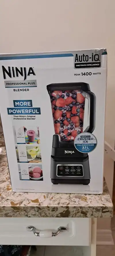 Ninja Professional Plus Blender with Auto-iQ, 1,400 Watt BN701C, View more