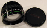 Hi-Res TelePhoto 2.0X supplemental mount Lens - ZYKKOR 52mm ✔