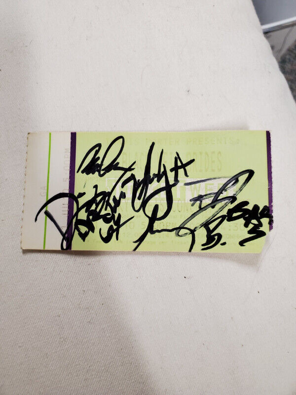 Black Veil Brides Autographed Ticket in Other in Thunder Bay