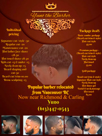 Barber WEST END near Bayshore ! relocated from BC