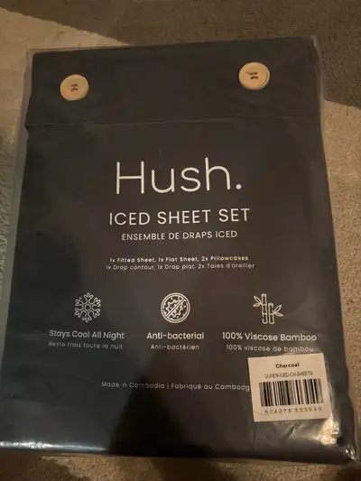 Hush Bamboo Bed Sheet Set Queen size, View more