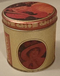 Vintage 1993 Coca Cola Tin, Lady With Big Hat Holding a Bottle